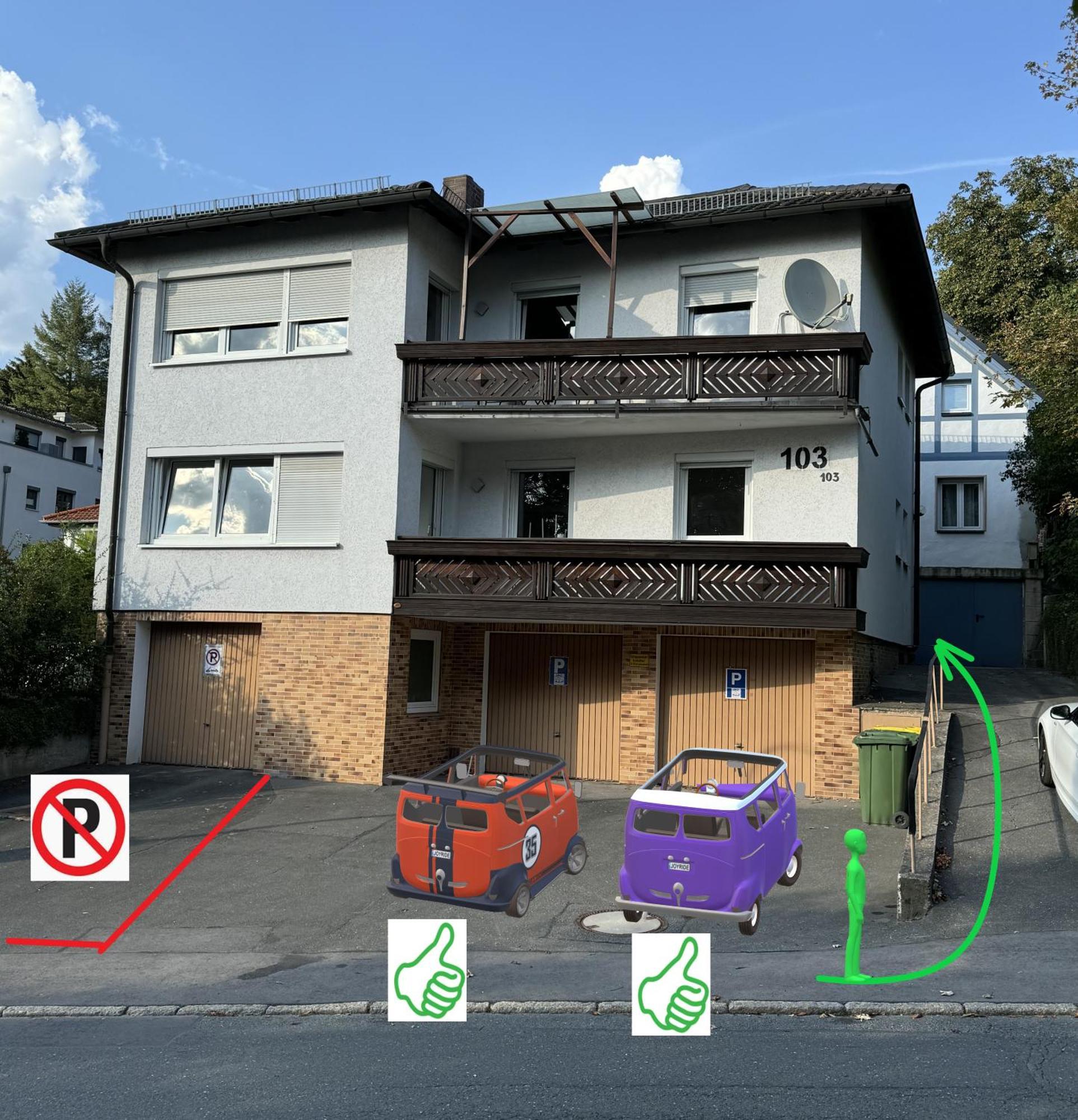 Ferienwohnung "Sorgenfrei" In Coburg ! - Im Eg Mit Privatparkplatz & Balkon Exterior photo
